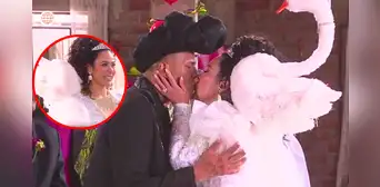'Teresita' se casa con 'Gaspar' en emocionante episodio de 'Al fondo hay sitio': pareja selló su amor con un apasionado beso 'Teresita' se casa con 'Gaspar' en emocionante episodio de 'Al fondo hay sitio': pareja selló su amor con un apasionado beso