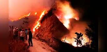Nuevo incendio forestal en Jaén afecta a cientos de pobladores: se reporta 1 muerto y casi 1000 hectáreas calcinadas Nuevo incendio forestal en Jaén afecta a cientos de pobladores: se reporta 1 muerto y casi 1000 hectáreas calcinadas