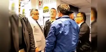 Dirigente increpa a ministro Juan Santiváñez y le hace recordar promesa por inseguridad: ¿Cuándo va a renunciar?