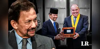 Rafael López Aliaga condecora a Sultán de Brunei al mismo estilo que Dina Boluarte: entregó llaves de la ciudad Rafael López Aliaga condecora a Sultán de Brunei al mismo estilo que Dina Boluarte: entregó llaves de la ciudad