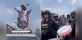 Transportistas son intervenidos por la PNP por llevar piñata de rata para protestar contra Dina Boluarte