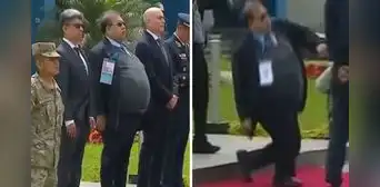 Embajador de Tailandia sufrió estrepitosa caída durante el arribo de primera ministra durante APEC 2024 Embajador de Tailandia sufrió estrepitosa caída durante el arribo de primera ministra durante APEC 2024