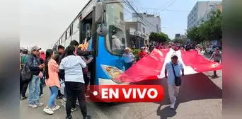 Paro de transportistas durante APEC 2024 HOY EN VIVO: reportan enfrentamientos en Lima durante marchas hacia foro en San Borja Paro de transportistas durante APEC 2024 HOY EN VIVO: reportan enfrentamientos en Lima durante marchas hacia foro en San Borja