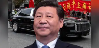 'La Bestia', el lujoso auto del presidente chino Xi Jinping: mide más de 5 metros y es inmune a las bombas 'La Bestia', el lujoso auto del presidente chino Xi Jinping: mide más de 5 metros y es inmune a las bombas
