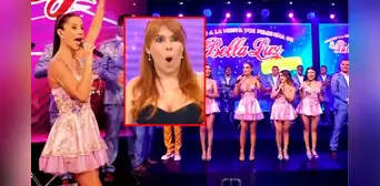 Magaly Medina se sorprende al ver a María Pía debutar como cantante en ‘La bella luz: “Multifacética” Magaly Medina se sorprende al ver a María Pía debutar como cantante en ‘La bella luz: “Multifacética”