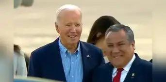Presidente de Estados Unidos, Joe Biden, llega a Perú para participar en el APEC 2024