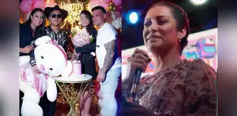 Karla Tarazona sorprendió a hija de Christian Domínguez con grandioso regalo por su cumpleaños