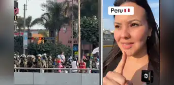 Periodista extranjera relata panorama de protestas en las afuera de evento del APEC: "El peruano no se deja"