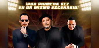 ¡Por primera vez juntos! Marc Anthony, Rubén Blades y Víctor Manuelle ofrecerán un gran concierto en el Estadio Nacional ¡Por primera vez juntos! Marc Anthony, Rubén Blades y Víctor Manuelle ofrecerán un gran concierto en el Estadio Nacional