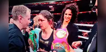 Kina Malpartida reapareció en la pelea Tyson vs Paul: ¿qué función cumplió en la velada de Netflix?