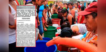 Gobierno promulga ley para garantizar acceso universal al agua potable: ¿En qué consiste el reglamento? Gobierno promulga ley para garantizar acceso universal al agua potable: ¿En qué consiste el reglamento?