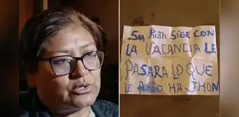 Amenazan de muerte a teniente alcaldesa de Santa Anita: dejan balas afuera de su casa y queman su fachada Amenazan de muerte a teniente alcaldesa de Santa Anita: dejan balas afuera de su casa y queman su fachada