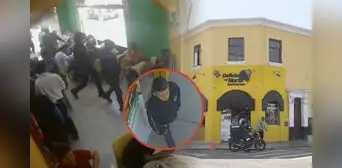 A plena luz del día, delincuentes armados desatan pánico en restaurante de Trujillo tras perpetrar asalto