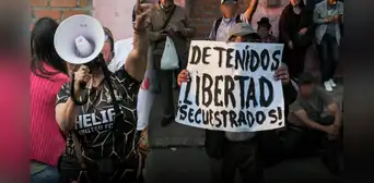 Liberan a mujer que participó en las manifestaciones: "Han hecho lo que han querido, me han llevado de un lado a otro" Liberan a mujer que participó en las manifestaciones: "Han hecho lo que han querido, me han llevado de un lado a otro"