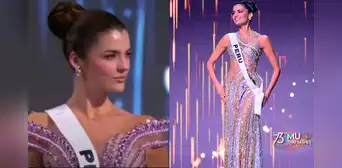 Conductora de Telemundo comete error al presentar a Tatiana Calmell en pleno desfile del Miss Universo Conductora de Telemundo comete error al presentar a Tatiana Calmell en pleno desfile del Miss Universo