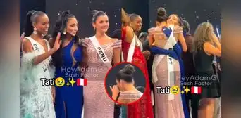 Filtran emotivo video de Tatiana Calmell conmovida tras perder en Miss Universo: sus compañeras la consuelan Filtran emotivo video de Tatiana Calmell conmovida tras perder en Miss Universo: sus compañeras la consuelan