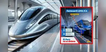 El tren Lima-Ica reducirá el viaje a 1 hora y 15 minutos: más de 5 millones de pasajeros beneficiados, asegura MTC