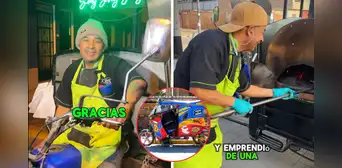 Venezolano sorprende al convertir su mototaxi en una pizzería artesanal y causa furor en el Callao: ''Empecé con un triciclo''