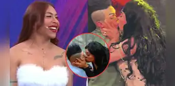 Dayanita se da besos con Chikiplum en sketch de 'JB en ATV' y advierte: "Espero que no se enamore"
