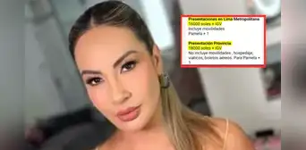 Pamela López sorprende al revelarse que cobra S/.16.000 por show y tiene representante Pamela López sorprende al revelarse que cobra S/.16.000 por show y tiene representante