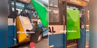 Peruano sube carrito sanguchero a bus ‘El Chino’ y causa furor en redes: “Va a vender broaster” Peruano sube carrito sanguchero a bus ‘El Chino’ y causa furor en redes: “Va a vender broaster”