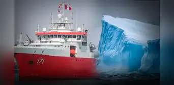 Así luce el asombroso buque Carrasco de la Marina de Guerra que viaja rumbo a la Antártida para misión científica
