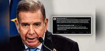 González Urrutia agradece que Estados Unidos lo reconozca "presidente electo" de Venezuela: "La voluntad soberana"