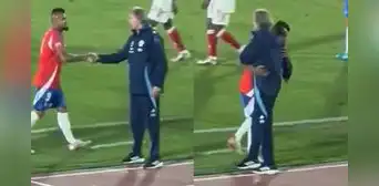 Arturo Vidal le dio emotivo abrazo a Ricardo Gareca tras triunfo de Chile: "Cuando 2 personas quieren lo mismo"