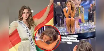 Miss Bolivia recibe romántica pedida de matrimonio en la final del Miss Universo 2024: modelo tuvo conmovedora reacción Miss Bolivia recibe romántica pedida de matrimonio en la final del Miss Universo 2024: modelo tuvo conmovedora reacción