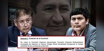 Congreso: insisten en comisión especial para elaborar un nuevo código penal peruano Congreso: insisten en comisión especial para elaborar un nuevo código penal peruano