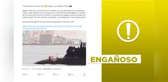 Video de submarino ruso en puerto de Cuba no es una respuesta a las tensiones con Estados Unidos Video de submarino ruso en puerto de Cuba no es una respuesta a las tensiones con Estados Unidos