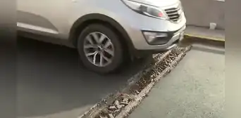 Denuncian que rampa defectuosa en la Vía Expresa de Miraflores podría causar graves accidentes Denuncian que rampa defectuosa en la Vía Expresa de Miraflores podría causar graves accidentes