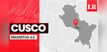Temblor de magnitud 4,0 remeció hoy Cusco, según IGP Temblor de magnitud 4,0 remeció hoy Cusco, según IGP