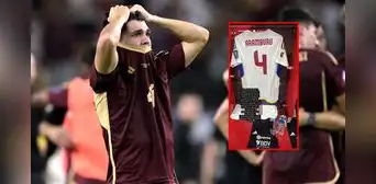 Jon Aramburu se arrepiente por arrojar camiseta de la Vinotinto: "Seguiré dando mi vida por nuestro país"
