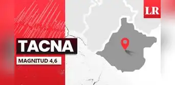 Temblor de magnitud 4,6 remeció hoy Tacna, según IGP Temblor de magnitud 4,6 remeció hoy Tacna, según IGP