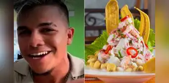 Ecuatoriano prueba el ceviche peruano y pide perdón a su país:" Lo mejor de toda Latinoamérica"