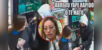 Delincuente amenaza con arma a una joven en un minimarket y obliga a dar su clave bancaria: "Abre tu Yape"