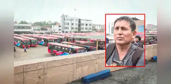 Transportistas de El Rápido paralizan más de 100 buses tras asesinato de colega: "Tenemos temor salir a la ruta" Transportistas de El Rápido paralizan más de 100 buses tras asesinato de colega: "Tenemos temor salir a la ruta"
