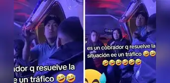 Cobrador limeño pide ‘chanchita’ a pasajeros para pagar el peaje y evitar el tráfico: “Así es el peruano: práctico”
