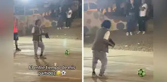 Peruano asombra con sus pasitos antes de anotar penal y es furor en redes: “Harto chocolate” Peruano asombra con sus pasitos antes de anotar penal y es furor en redes: “Harto chocolate”
