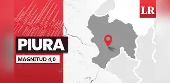 Temblor de magnitud 4,0 remeció hoy Piura, según IGP Temblor de magnitud 4,0 remeció hoy Piura, según IGP