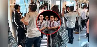 Peruano se pone a bailar en el Metro de Lima y usuarios afirman: “Está escuchando a Los Mirlos” Peruano se pone a bailar en el Metro de Lima y usuarios afirman: “Está escuchando a Los Mirlos”