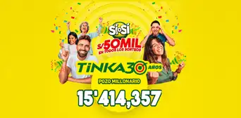 Sorteo la Tinka, Resultados del domingo 24 de noviembre: conoce los números ganadores y el Pozo Millonario