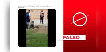 Este video no muestra cabezas de perros dejados en un costal en San Martín de Porres