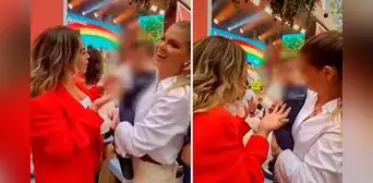Ethel Pozo vive incómodo momento en la fiesta del hijo de Brunella Horna: "No quería que lo cargue"