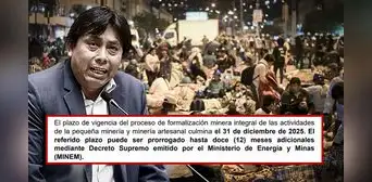 Continúan protestas de mineros y el Congreso pretende ampliar el Reinfo por un año Continúan protestas de mineros y el Congreso pretende ampliar el Reinfo por un año