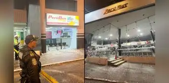 Lanzan explosivo a empresa Perú Bus en La Victoria: 5 personas resultan heridas Lanzan explosivo a empresa Perú Bus en La Victoria: 5 personas resultan heridas