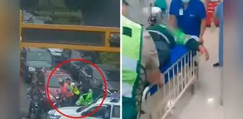 Balacera en San Borja: cámara registra el preciso momento en que disparan a policía en la av. Aviación Balacera en San Borja: cámara registra el preciso momento en que disparan a policía en la av. Aviación