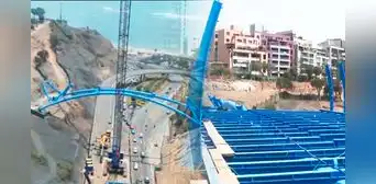 Así avanzan las obras del megapuente que unirá a Miraflores y Barranco: estaría lista antes del 2025 Así avanzan las obras del megapuente que unirá a Miraflores y Barranco: estaría lista antes del 2025