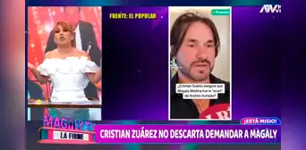 Magaly Medina le contesta en vivo a Christian Zuárez tras decir que su programa es el “número 1 en basura de la tv”: “¿Quién se cree?”